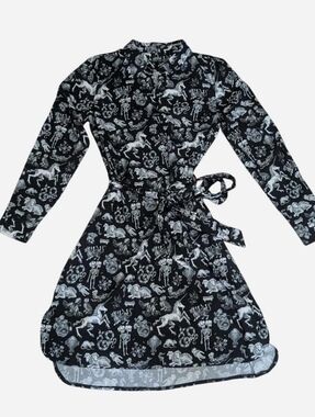 Pretty Snake Freak of Nature Shirt Dress Goth gothic emo punk occult witchy Sz S